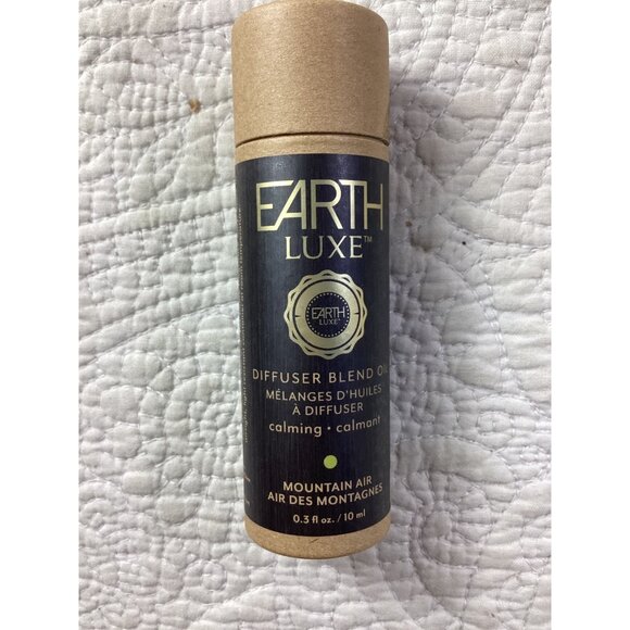 Earth Luxe Car Fan Diffuser W/Aromatherapy Mountain Scent Oil Set*0.3 Fl Oz*NWB - Picture 3 of 5